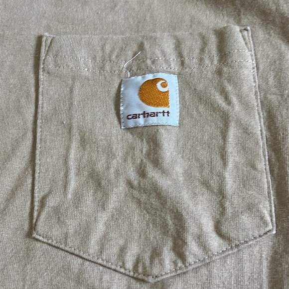 Carhartt Light Brown Tee Size 4XL - Picture 2 of 8